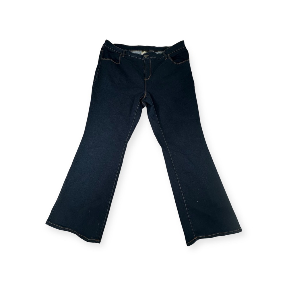 Faded Glory Dark Wash Bootcut Jeans Classic‎ Denim Pants Women's 22WP